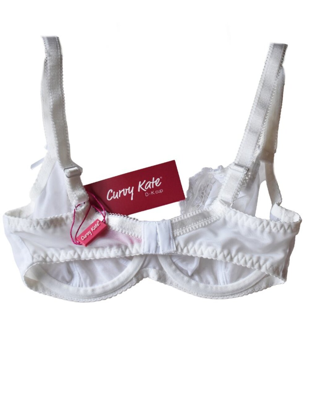 Curvy Kate Women's Bra White Lace Princess Balconette Sexy Lingerie Size 30D NEW - Picture 4 of 4